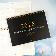 【conifer綠的事務】2026年日月有時掛曆本 慢日