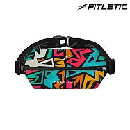 Fitletic Mini Sport Plus防潑水運動腰包MINIP 五彩塗鴉|跑步 路跑 慢跑 越野跑 馬拉松 輕量 反光