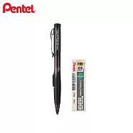 (送限量橡皮)PENTEL Twist-Erase CLiCK 側壓自動鉛筆 + C205 HB鉛芯 黑