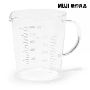 【MUJI 無印良品】耐熱玻璃量杯/500ml約直徑10.5x高12cm