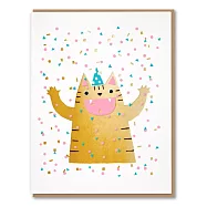 【Fugu Fugu Press】Confetti Cat 萬用卡 #FF0437