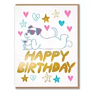 【Fugu Fugu Press】Bday Cool Dog 生日卡 #FF0539