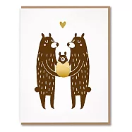 【Fugu Fugu Press】Baby Brown Bear 新生兒卡 #FF00398