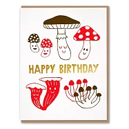 【Fugu Fugu Press】Bday Mushrooms 生日卡 #FF0510