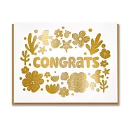 【Fugu Fugu Press】Congrats Birds & Flowers 萬用卡 #FF0593