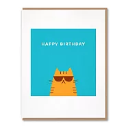 【Fugu Fugu Press】Bday Cool Cat 生日卡 #FF0372