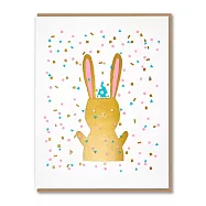 【Fugu Fugu Press】Confetti Bunny 萬用卡 #FF0439