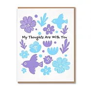 【Fugu Fugu Press】My Thoughts Are With You 萬用卡 #FF0572