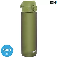 ION8 Medium 運動休閒水壺 I8RF500 素面款 / 收納扣環 500ml (運動水壺 彈蓋) 卡其綠