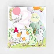 【Caroline Gardner】GIRL FARM 生日折疊卡 #ZIG004