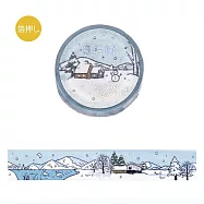【日本BGM】和紙膠帶 冬季限定 ‧ 雪湖旁的小屋