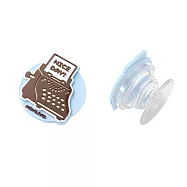 KOKUYO Eric聯名氣囊手機支架 棕(打字機款)