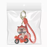 樂彩森林 卡皮巴拉吊飾-酷炫重機