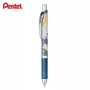 (買2支限量送福氣包)PENTEL ENERGEL 極速鋼珠筆0.5 秋炳-兔子奔月