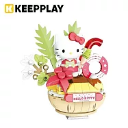 【正版授權】KEEPPLAY 積木公仔 三麗鷗 泳池系列 凱蒂貓 啟蒙積木 Qman