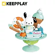 【正版授權】KEEPPLAY 積木公仔 三麗鷗 泳池系列 帕恰狗 啟蒙積木/Qman
