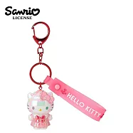 【日本正版授權】三麗鷗 水手服造型 鑰匙圈 吊飾/包包吊飾 - 凱蒂貓