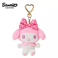 【日本正版授權】美樂蒂 繽紛系列 玩偶吊飾 My Melody - 粉色款