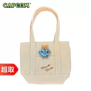 Capcom《周邊》魔物獵人 Mon de fo 灯芯绒迷你托特包 * CAPCOM 卡普空 * 台灣代理版