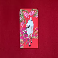 福獸納福紅包袋/諸事馬吉/白馬/3入 大紅