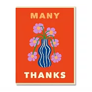 【1973】African Daisy Many Thanks 感謝卡