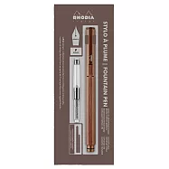 【Rhodia|Writing】scRipt _鋼筆F_ 鐵砂棕