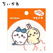 【日本正版授權】吉伊卡哇 可重複黏貼貼紙 Chiikawa - C款