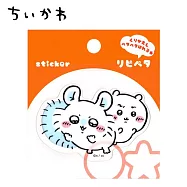 【日本正版授權】吉伊卡哇 可重複黏貼貼紙 Chiikawa - D款