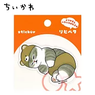 【日本正版授權】貓福珊迪 可重複黏貼貼紙 mofusand - E款