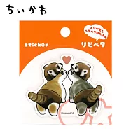 【日本正版授權】貓福珊迪 可重複黏貼貼紙 mofusand - I款