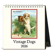 美國 Cavallini &Co. 2026 桌曆/月曆 _Dogs