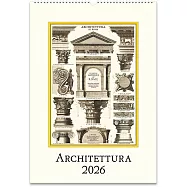 美國 Cavallini &Co. 2026 掛曆/月曆 _Architecttura