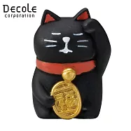 【DECOLE】concombre FUKU福MONO 招福 打瞌睡招財黑貓