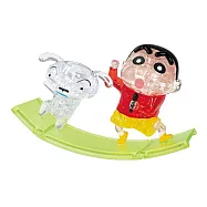 Beverly 3D水晶拼圖 - 蠟筆小新&小白