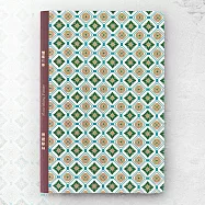 【IWI】TAKUMI 匠系列 A5筆記本-臺灣花磚博物館聯名版- 金菊錦繡