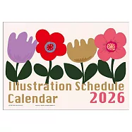 【日本A.P.J】2026 Illustration schedule插畫月曆