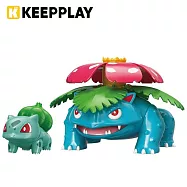 【正版授權】KEEPPLAY 積木公仔 寶可夢 組裝系列 妙蛙種子&妙蛙花 益智玩具/玩具 神奇寶貝
