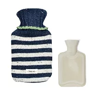 【日本現代百貨】TALVI 北歐條紋 保暖熱水袋0.5L ‧ 藍