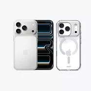 iPhone 17 ProMax 1T手機+moshi磁吸透明保護殼組合