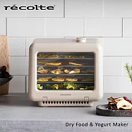 recolte日本麗克特 Dry Food & Yogurt 乾果機 RFD-2 奶油白