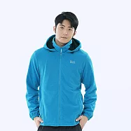 【遊遍天下】男女款防風刷毛保暖機能外套(GJ21004) 3XL 藍色