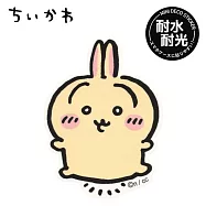 【日本正版授權】吉伊卡哇 防潑水 貼紙 日本製 Chiikawa - 兔兔