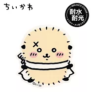 【日本正版授權】吉伊卡哇 防潑水 貼紙 日本製 Chiikawa - 海獺勇者