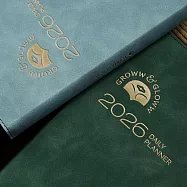 【Groww and Gloww】2026 未讀訊息 日帳本 上半冊潮汐藍+下半冊湖畔綠