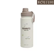 【HOUSUXI舒希】史努比系列-鎖蓋保溫瓶(附吸管)600ml-A3(任選) 史努比