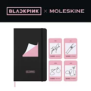 【MOLESKINE】x BLACKPINK 限量 L型橫線筆記本 (含簽名卡片)