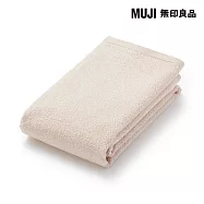 【MUJI 無印良品】柔軟薄型面用巾/ 米色