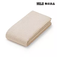 【MUJI 無印良品】柔軟薄型運動毛巾/ 米色