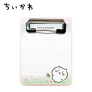 【日本正版授權】吉伊卡哇 夾板便條紙 1種圖樣 Chiikawa - 吉伊卡哇