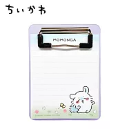 【日本正版授權】吉伊卡哇 夾板便條紙 1種圖樣 Chiikawa - 小桃鼠